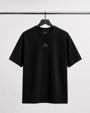 Camiseta August Oversize Negra Urban – Minimalismo y Estilo Street