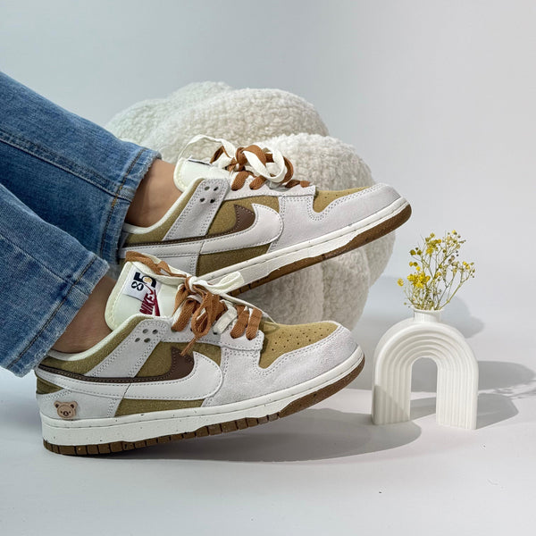 NK Dunk Low Teddy Bear – Estilo Tierno con Toques Naturales