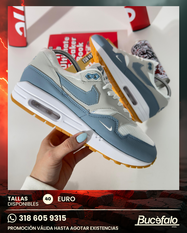 NK Air Max 1 Celeste/Blanco – Liquidación Talla 40