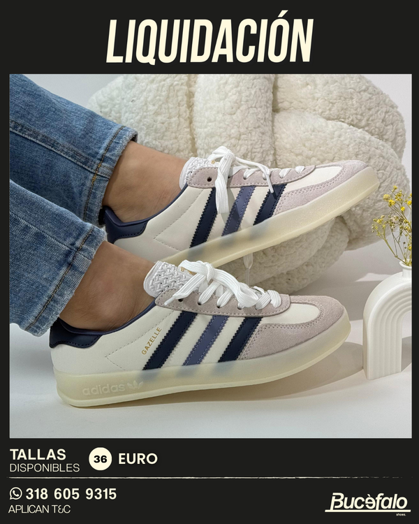 Zapatillas ADDS Gazelle Azul – Suavidad Retro y Estilo Casual 💙