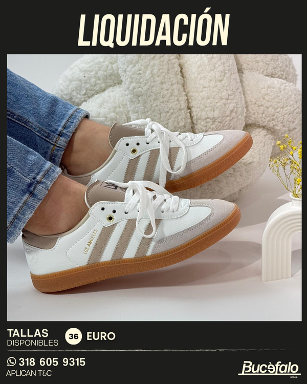 Zapatillas ADDS Los Angeles – Estilo Clásico y Look Pulido 🤍