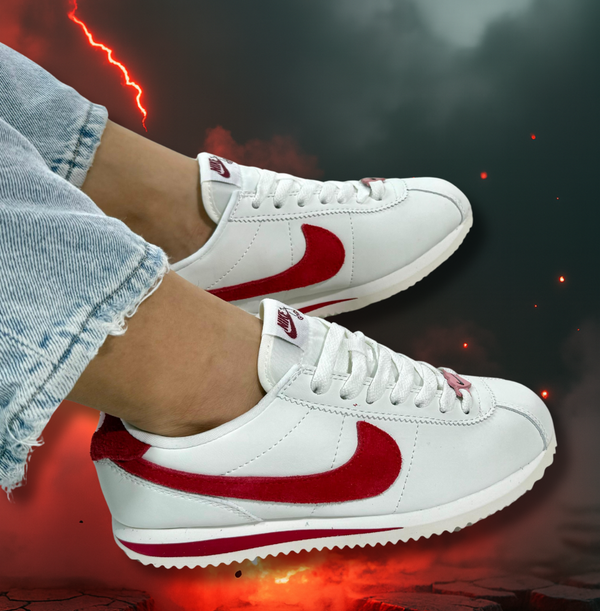 Zapatillas NK Cortez Blancas y Rojas – Liquidación