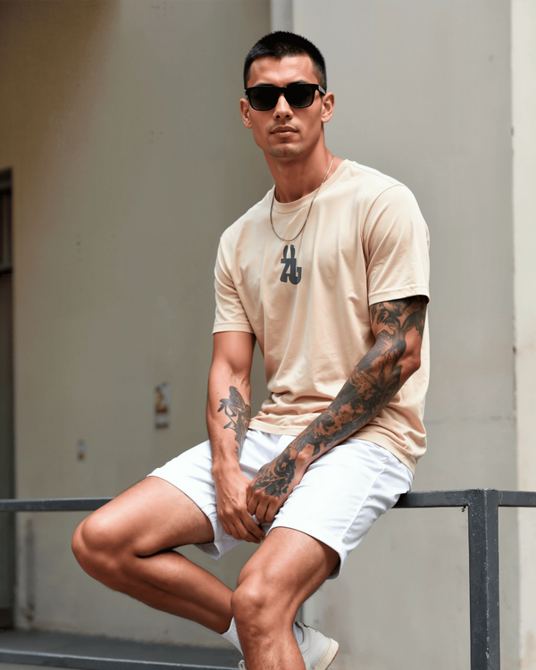 Camiseta Oversize Crema –  August Básico Claro y Urbano