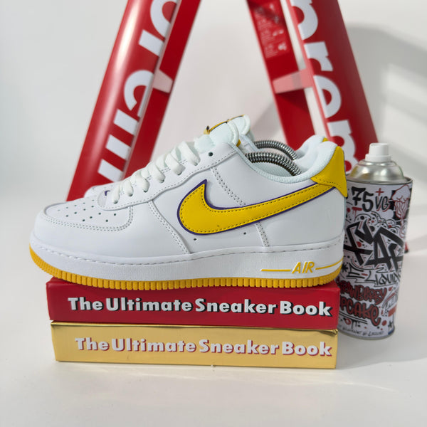 Zapatillas NK Air Force 1 Lakers – Estilo Clásico con ADN del Básquet 🏀👟