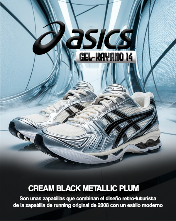 Zapatillas ASICS GEL-Kayano 14 Cream Black – Estilo Técnico y Comodidad GEL™