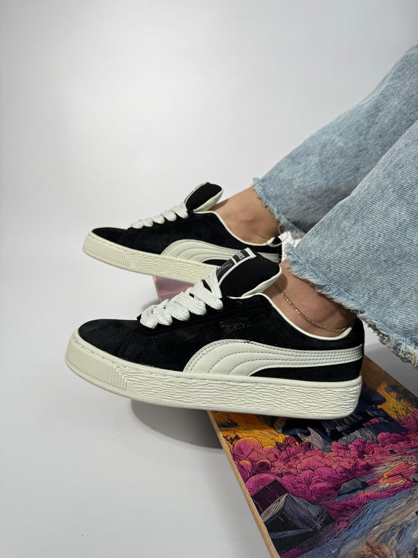 Pma Suede XL Negra Beige – Clásico Urbano con Estilo Retro