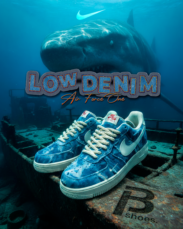 Zapatillas NK Air Force 1 Low Denim – Estilo Urbano y Único