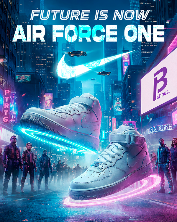Nk Air Force 1 Bota Blancas - AF1