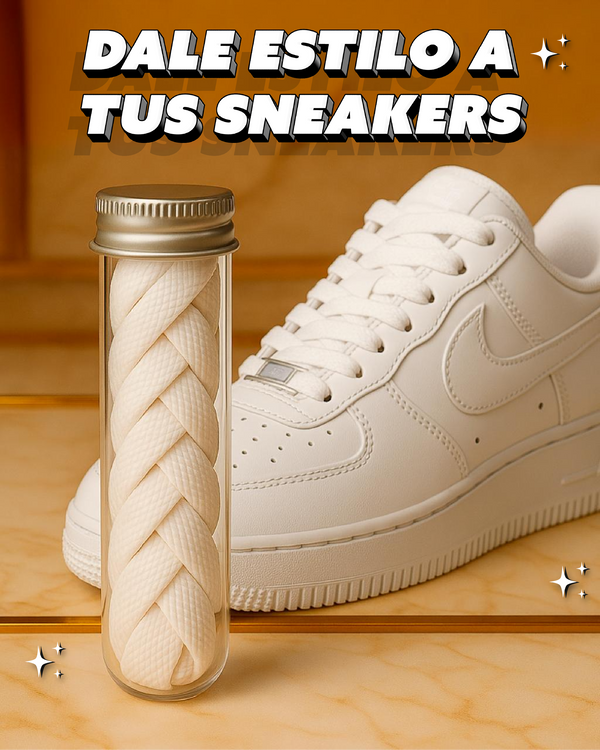 Cordoneras Tube Laces – Personaliza tus sneakers con estilo