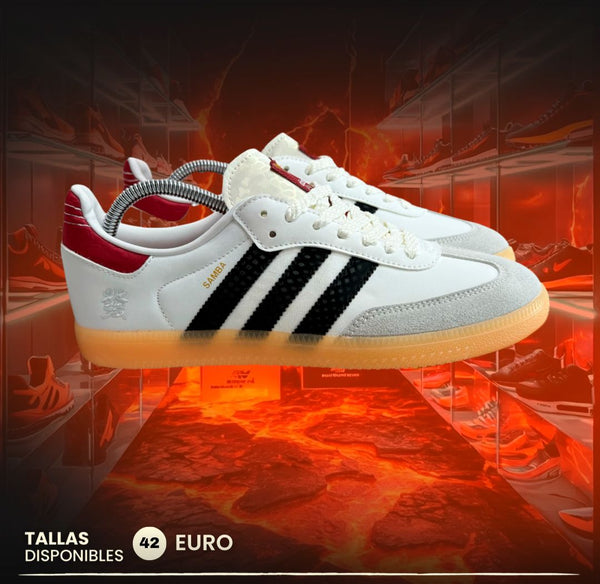 Zapatillas ADDS Samba White/Red – Talla 42 Única en Liquidación ⚡👟