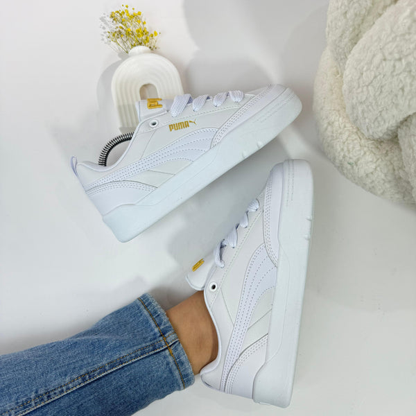 Puma Cali Star White Gold – Estilo Minimalista con Toque Dorado