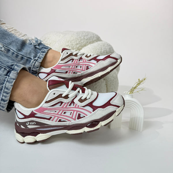 Zapatillas ASICS Gel-1130 Burdeos – Estilo Retro con Toque Femenino 👟💗