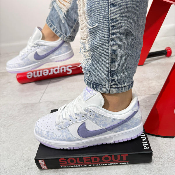 NK Dunk Low Purple Ink – Estilo Tie-Dye en Lavanda