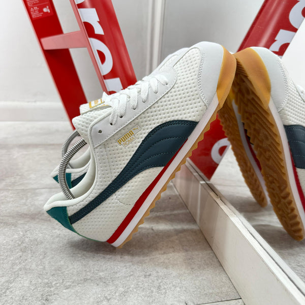 PMA Roma Blanco/Verde – Estilo Retro y Comodidad Legendaria